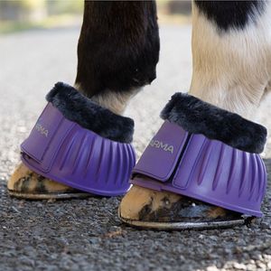 Shires Arma Fleece Lined Bell boots - Purple