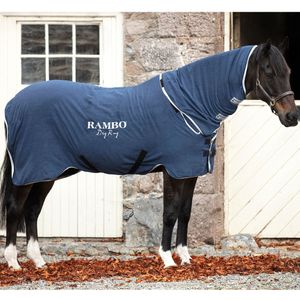 Rambo Microfiber Drying Blanket - Navy/Silver