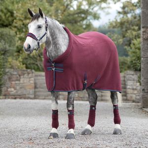 Rambo Cozy Fleece Cooler- Burgundy/Burgundy, Teal & Navy