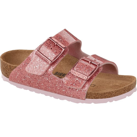 birkenstock pink cosmic sparkle arizona sandals