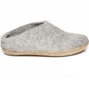 Glerups Unisex Slip-On with Leather Sole - Grey