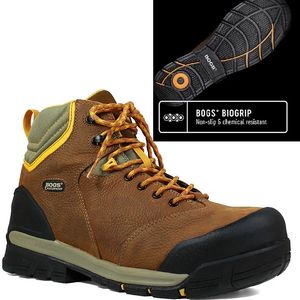 Bogs Men's Bedrock CSA 6" Composite Toe Boots - Brown