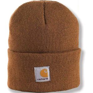 Carhartt kids' Acrylic Knit Cuffed Beanie  - Brown