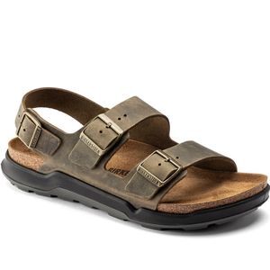 Birkenstock Milano Oiled Leather Crosstown Artic  Faded khaki (1018427)