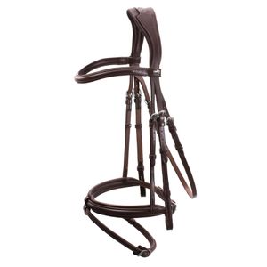 Schockemohle Sports Tokyo Select Bridle - Espresso/Silver