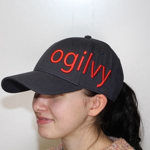 Ogilvy Hat  - Navy/red