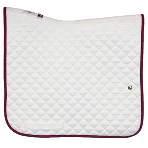 Ogilvy Dressage Babypad -White/raspberry