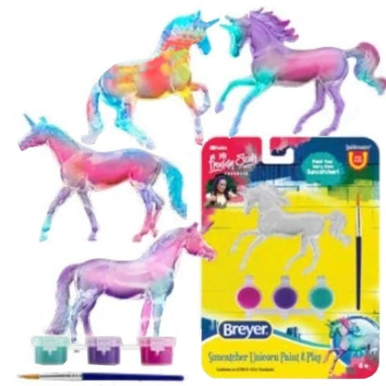 Breyer Suncatcher Unicorns Paint & Play