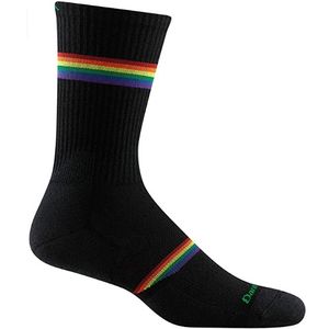 Darn Tough Women's Prism Crew Lightweight Athletic Socks - Black