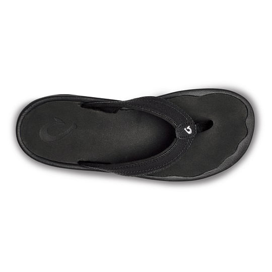 Olukai womens best sale black sandals