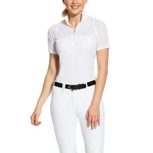 Ariat Women's Airway 1/4 Zip Short Sleeve Show Shirt