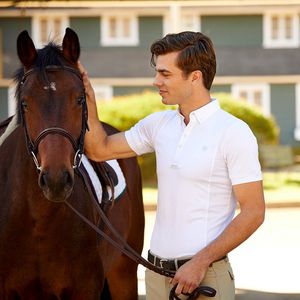 Ariat Men's Tek Short Sleeve Show Shirt-White