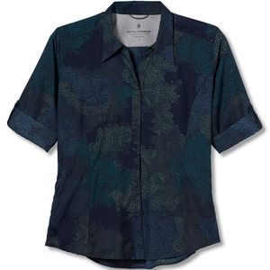 Royal Robbins Women's Expedition Print 3/4 Sleeve Eclipse
