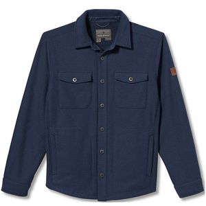 Royal Robbins Men's Connection Grid Shirt Jacket Deep Blue