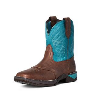 Ariat Women's Anthem Shortie - Dark Barley/Turquoise