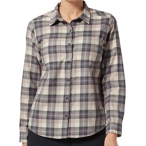 Royal Robbins Women's Lieback Organic Cotton Flannel Shirt Sphinx