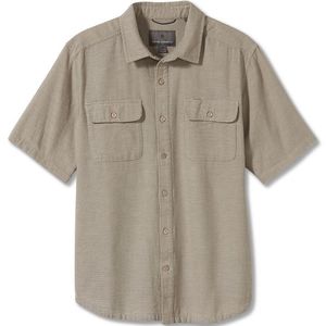 Royal Robbins Men's Cool Mesh Eco Short Sleeve Shirt Khaki KD