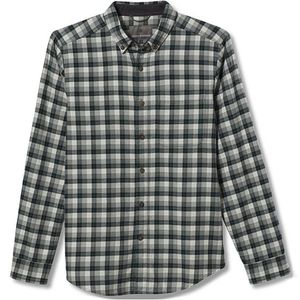 Royal Robbins Men's Lieback Organic Cotton Flannel Long Sleeve Shirt River Rock