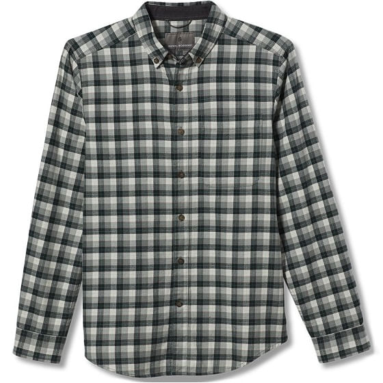 Royal Robbins Men's Lieback Organic Cotton Flannel Long Sleeve Shirt River  Rock