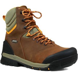 Bogs Men's Bedrock CSA 8"  Composite Toe Boot  Brown