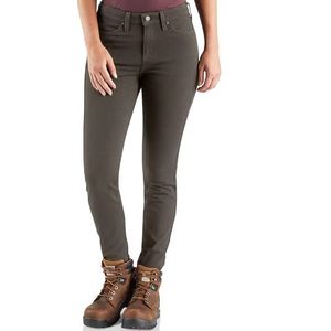 Carhartt Women's Rugged Slim Fit Twill Work Pant - Tarmac