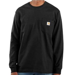 Carhartt Long Sleeve Pocket T-shirt - Black