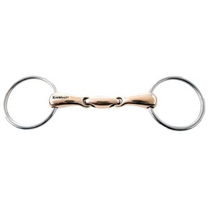 Korsteel JP Copper Oval Mouth Loose Ring Snaffle Bit