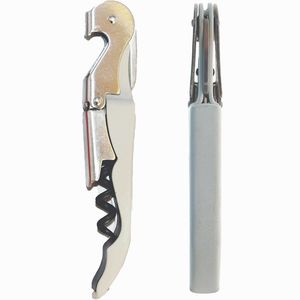 Cuisivin Double Lever Waiter’s Corkscrew - White