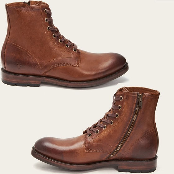 frye men's bowery lace up