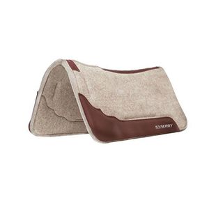 Weaver Contoured Wool Felt Synergy Western Pad - Tan