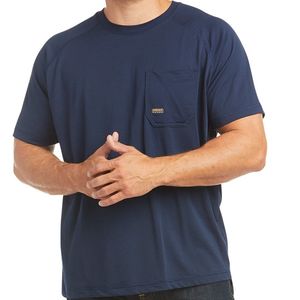 Ariat Men's Rebar Heat Fighter Short Sleeve T-Shirt - Navy