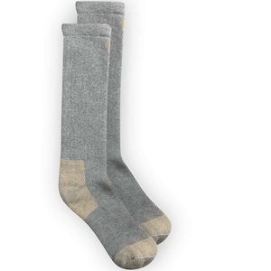 Carhartt Men's All-Season Steel Toe Work Socks (2 Pack) - Gray