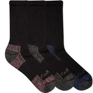 Carhartt Women's Allseason Crew Socks (3 Pack) - Black