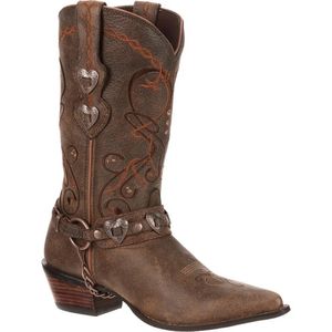 Durango Women's 11" Heart Concho With Chain Western Boot