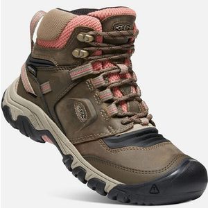 Keen Women's Ridge Flex Waterproof Boots - Timberwolf/Brick Dust