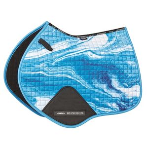 Weatherbeeta Prime Marble C/c Saddle Pad - Blue Swirl