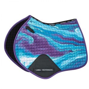 Weatherbeeta Prime Marble C/c  Saddle Pad - Purple Swirl