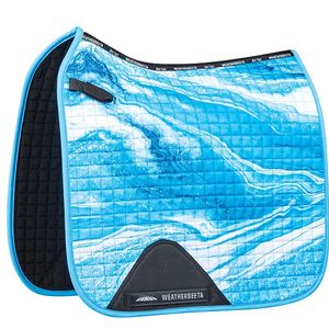 Weatherbeeta Prime Marble Dressage Saddle Pad - Blue Swirl