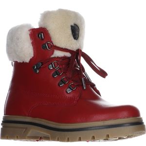 Pajar Women's Alissa-S Lace-up Boots - Red