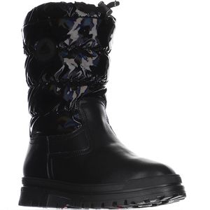 Pajar Women's Madson Pull-on, Side Zip Sport Boots - Black Iron