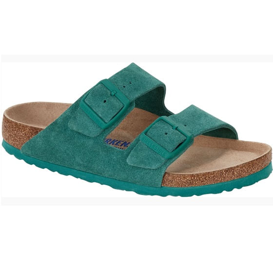 birkenstocks teal