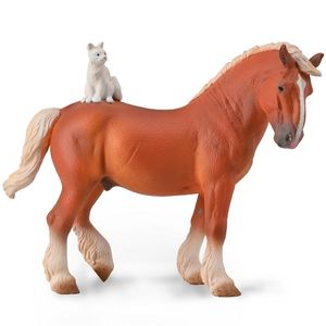 Breyer Corral Pals Draft Horse with Cat