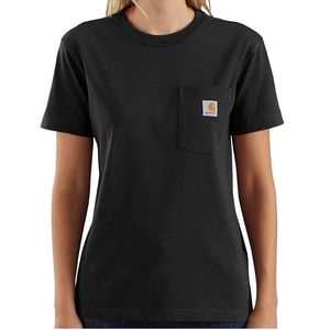 Carhartt Women's Loose Fit Short Sleeve Pocket T-Shirt - Black
