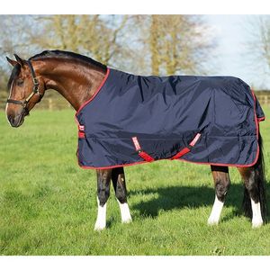 New Rambo Original 200g Turnout Blanket - Navy/Red