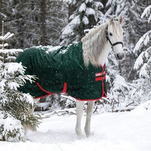 New Rambo Original 400g Turnout Blanket - Green/Red