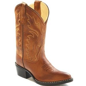 Old West Children's Corona Western Boots  - Tan
