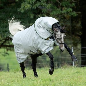 Rambo Duo Bundle Turnout Blanket -Grey/Teal/Gold