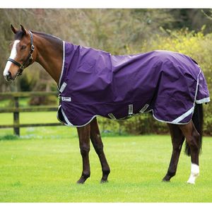 Rambo Wug Turnout Rain Sheet - Purple/Silver