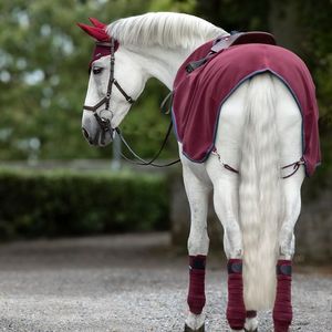 Rambo Waterproof Fleece Competition Sheet - Burgundy