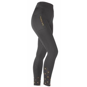 Aubrion Porter Winter Knee Patch Tight -  Black